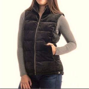 ZeroXposur Ladies Velour Puffer Zip Up Vest